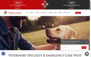 Veterinary Specialty & Emergency Care West - Open 24 Hours website
