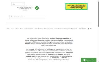 West Michigan Street Veterinary Clinic website