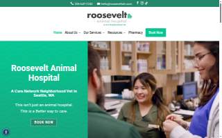 Roosevelt Animal Hospital website