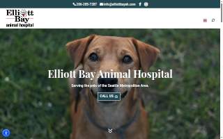 Elliott Bay Animal Hospital website