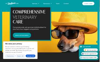 Seatown Veterinary Care website