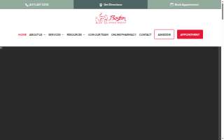Boston Animal Hospital website