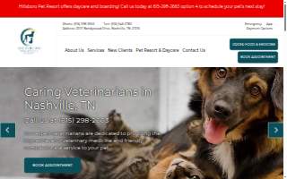 Hillsboro Animal Hospital & Pet Resort website