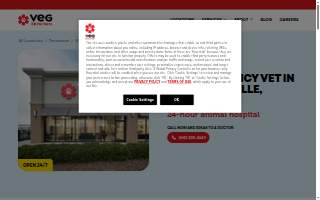 VEG ER for Pets of Nashville website