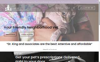 Elm Hill Veterinary Clinic website