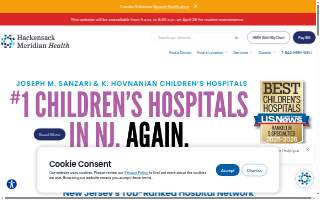 Hackensack Meridian Health website
