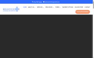 Bellevue Animal Hospital website