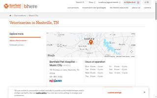 Banfield Pet Hospital of Nashville website