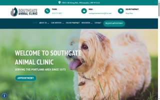 Southgate Animal Clinic website