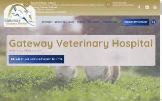 Gateway Veterinary Hospital website
