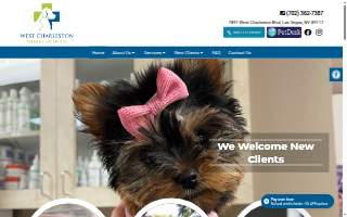 West Charleston Animal Hospital website