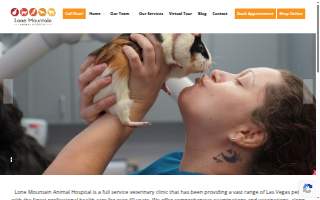 Lone Mountain Animal Hospital website