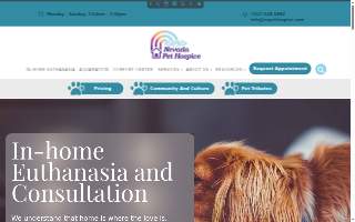 Nevada Pet Hospice website