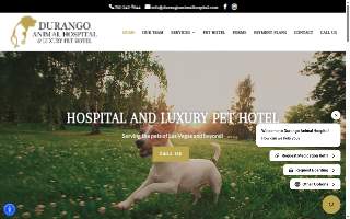 Durango Animal Hospital website