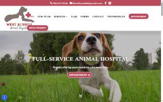 West Russell Animal Hospital website