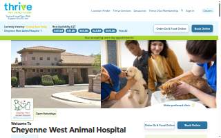 Cheyenne West Animal Hospital website
