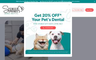 Spencer Springs Animal Hospital of Las Vegas website