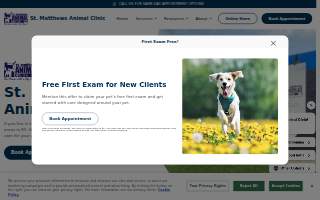 St. Matthews Animal Clinic of Louisville website