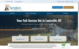 Lyndon Animal Clinic website