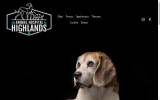 The Animal Hospital of the Highlands website
