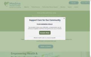 Medina Health Center website