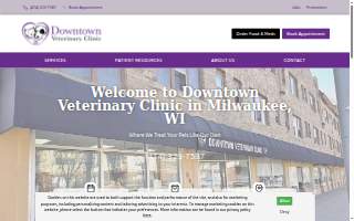 Downtown Veterinary Clinic website