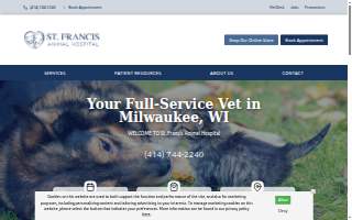 St. Francis Animal Hospital website