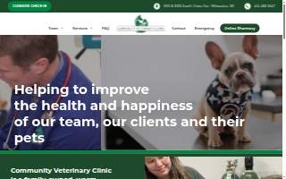 Community Veterinary Clinic website