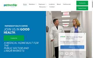 Partnership Health Center Hamilton website