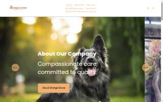 Orange Grove Animal Hospital website