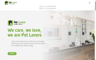 Pet Lovers Animal Clinic @NW 7th St website