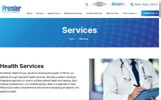 Premier Health Group website