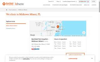 Banfield Pet Hospital of Miami website
