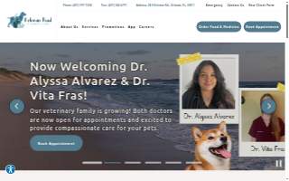 Kirkman Road Veterinary Clinic website