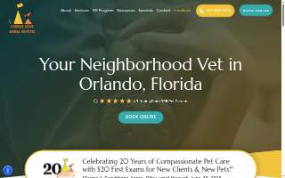 Corrine Drive Animal Hospital website