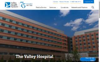 The Valley Hospital website
