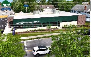 Oak Tree Veterinary Hospital website