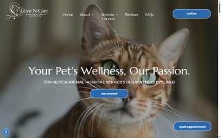 LoveNCare Animal Hospital website