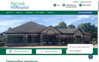 Big Creek Pet Hospital website