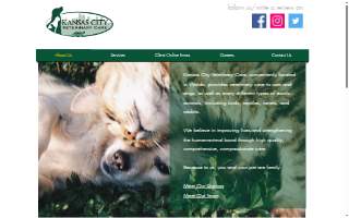 Kansas City Veterinary Care website