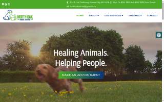 North Oak Animal Hospital of Kansas City website