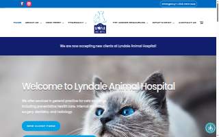 Lyndale Animal Hospital website