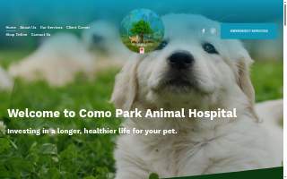 Como Park Animal Hospital and AfterHours Veterinary Care website