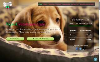 Golden Valley Animal Hospital of Minneapolis website