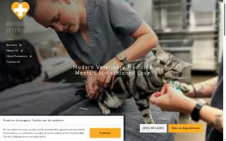 Modern Love Veterinary website