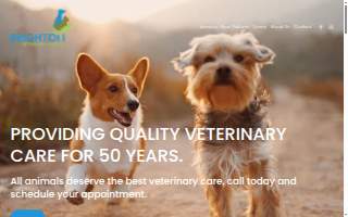 Brighton Veterinary Hospital website