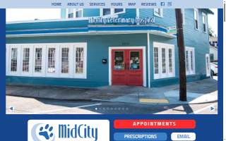 MidCity Veterinary Hospital website