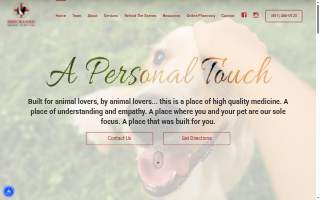 Brickyard Animal Hospital website