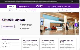 NYU Langone Health- Kimmel Pavilion website