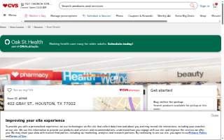 CVS of Houston website